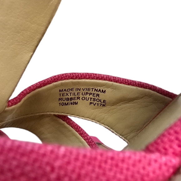 MICHAEL Michael Kors Berkley Wedge Heel Sandals, Pink, Size 10M - Picture 8 of 8